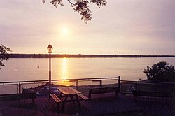 Vista del río Paraná desde Rosario