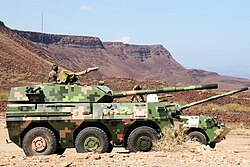 Vehículos blindados y militares del Ejército de Yibuti