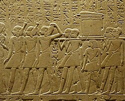 Procesión funeraria en Egipto