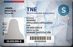 Representación de la TNE Región Metropolitana de Santiago y su integración como tarjeta bip!