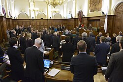 32.ª sesión de la reunión en Riga de la Asamblea Báltica en 2013