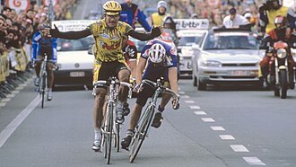 Detalle de la competición ciclista Tour de Flandes 1994