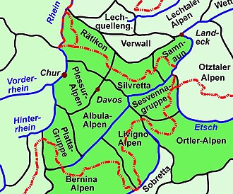 Paisaje de los Alpes orientales