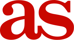 Logotipo o cabecera del diario AS