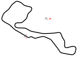 Trazado del circuito antes del año 2005