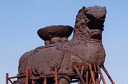 León de hierro de 1500 años de antigüedad