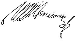 Firma autógrafa de Juan Tomás Enríquez de Cabrera
