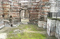 Interior del caldarium en las Termas de Cluny en París