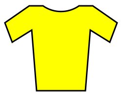 Ciclista portando el maillot amarillo en el Tour de Francia