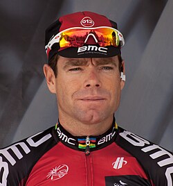 Retrato de Cadel Evans en su etapa profesional