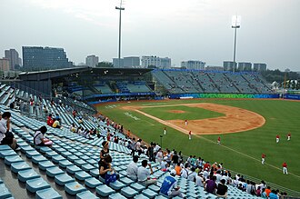 Vista general del Estadio de Béisbol de Wukesong