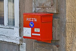 Buzón de correos en Polonia