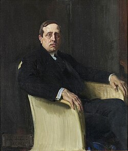 Retrato de Azorín por Sorolla