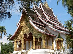Templo budista en Luang Prabang