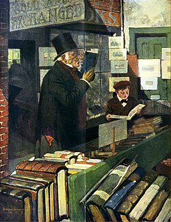 Pintura titulada Los cazadores de libros de 1909.
