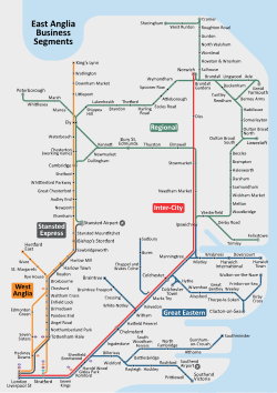 Mapa de Greater Anglia