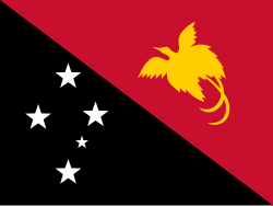 Bandera oficial de Papúa Nueva Guinea