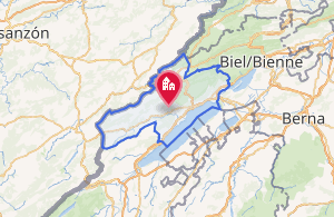 Mapa de localización del cantón en Suiza