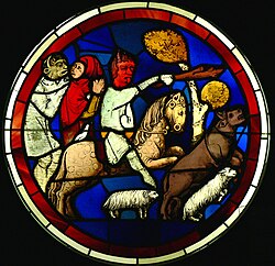 Vitral de la Santa Capilla de París.