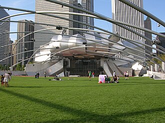 Jay Pritzker Pavilion en el Millennium Park de Chicago