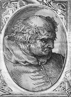 Retrato e información biográfica de Donato Bramante