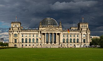 Vista general del Edificio del Reichstag en Berlín