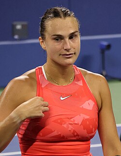 Aryna Sabalenka en el torneo
