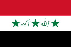 Bandera y datos representativos de la participación de Irak en los Juegos Olímpicos de Atlanta 1996