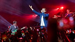 Blur en el concierto de Hammersmith en 2023