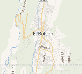 Mapa detallado de la región andina