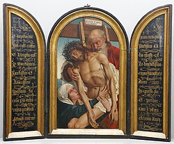 Tríptico del Descendimiento en el Museo Lázaro Galdiano.