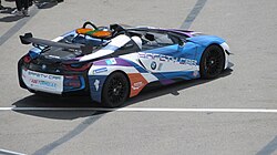 Coches de seguridad BMW i8 en la Fórmula E.