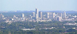 Panorámica urbana de la ciudad de Essen