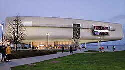 Vista exterior del Centro Botín en Santander