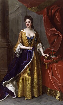 Retrato de la reina Ana por Michael Dahl