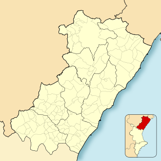Ubicación en Castellón