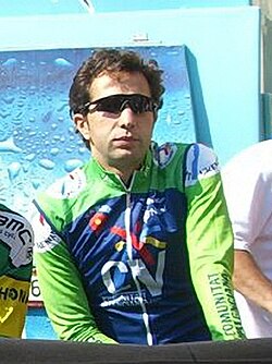 David Blanco en su etapa como ciclista profesional