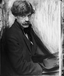 Retrato fotográfico de Alfred Stieglitz tomado por Gertrude Käsebier en 1902