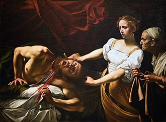 Judit decapitando a Holofernes de Caravaggio