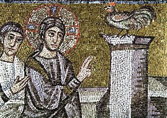 Mosaico en la Basílica de San Apolinar el Nuevo.