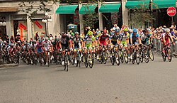 Pelotón del Gran Premio de Quebec 2012