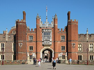 Vista general del Palacio de Hampton Court
