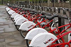 Bicicletas públicas Bicing en Barcelona