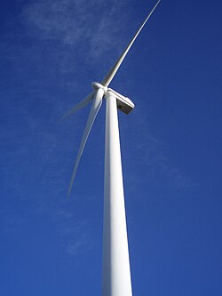 Aerogenerador eólico en España
