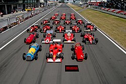 Colección de coches de Fórmula 1 de Ferrari