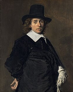 Adriaen van Ostade retratado por Frans Hals