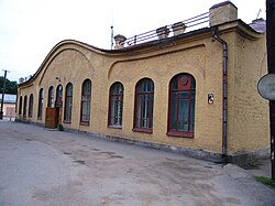 Vista de la estación ferroviaria de Pytálovo
