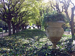 Elementos ornamentales de los jardines
