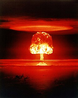 Prueba nuclear en el Atolón Bikini