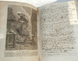 Manuscrito ilustrado con xilografía